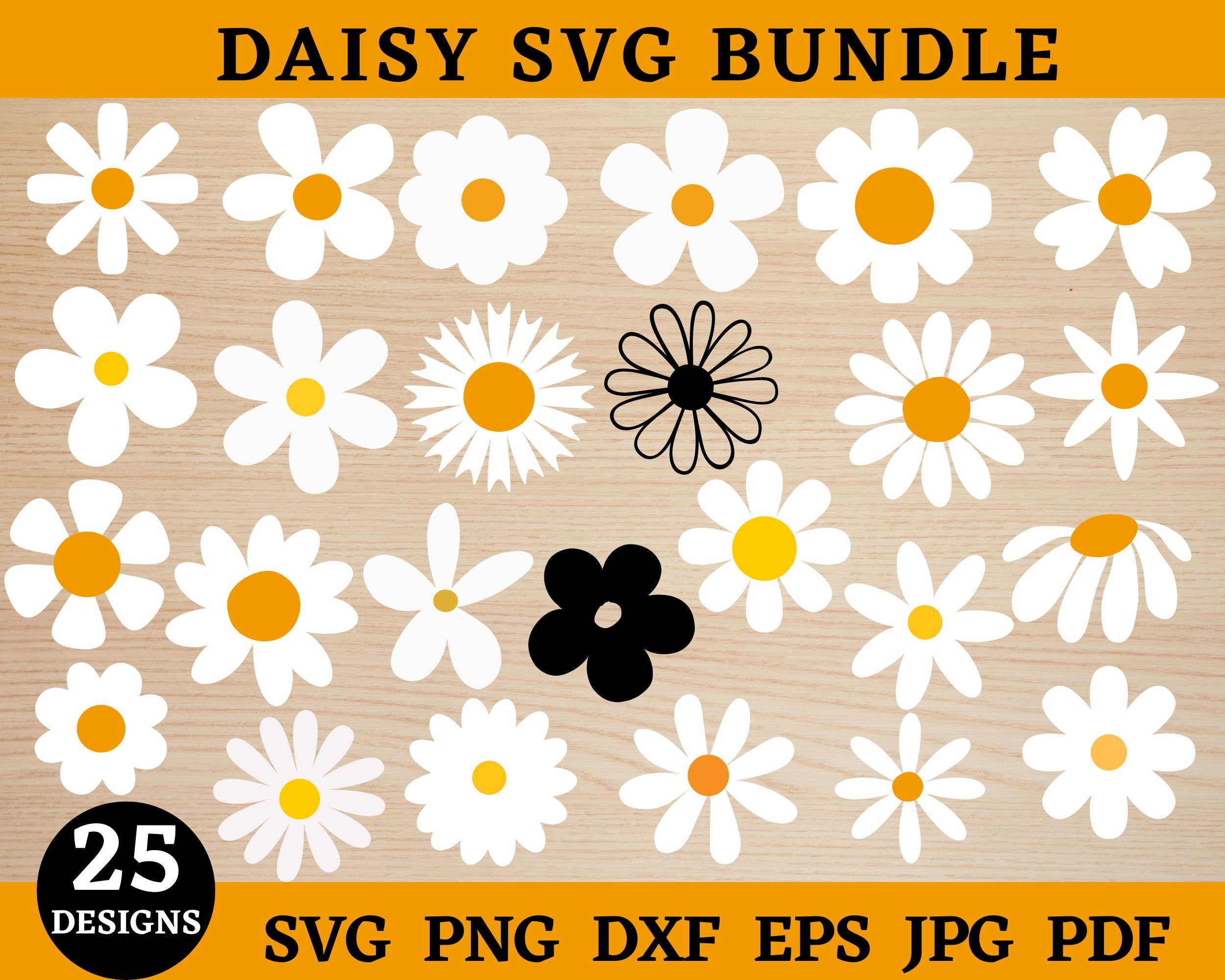 Daisy Svg, Daisy Clipart, Daisy Png, Wildflower Svg, Daisy Flower Svg ...