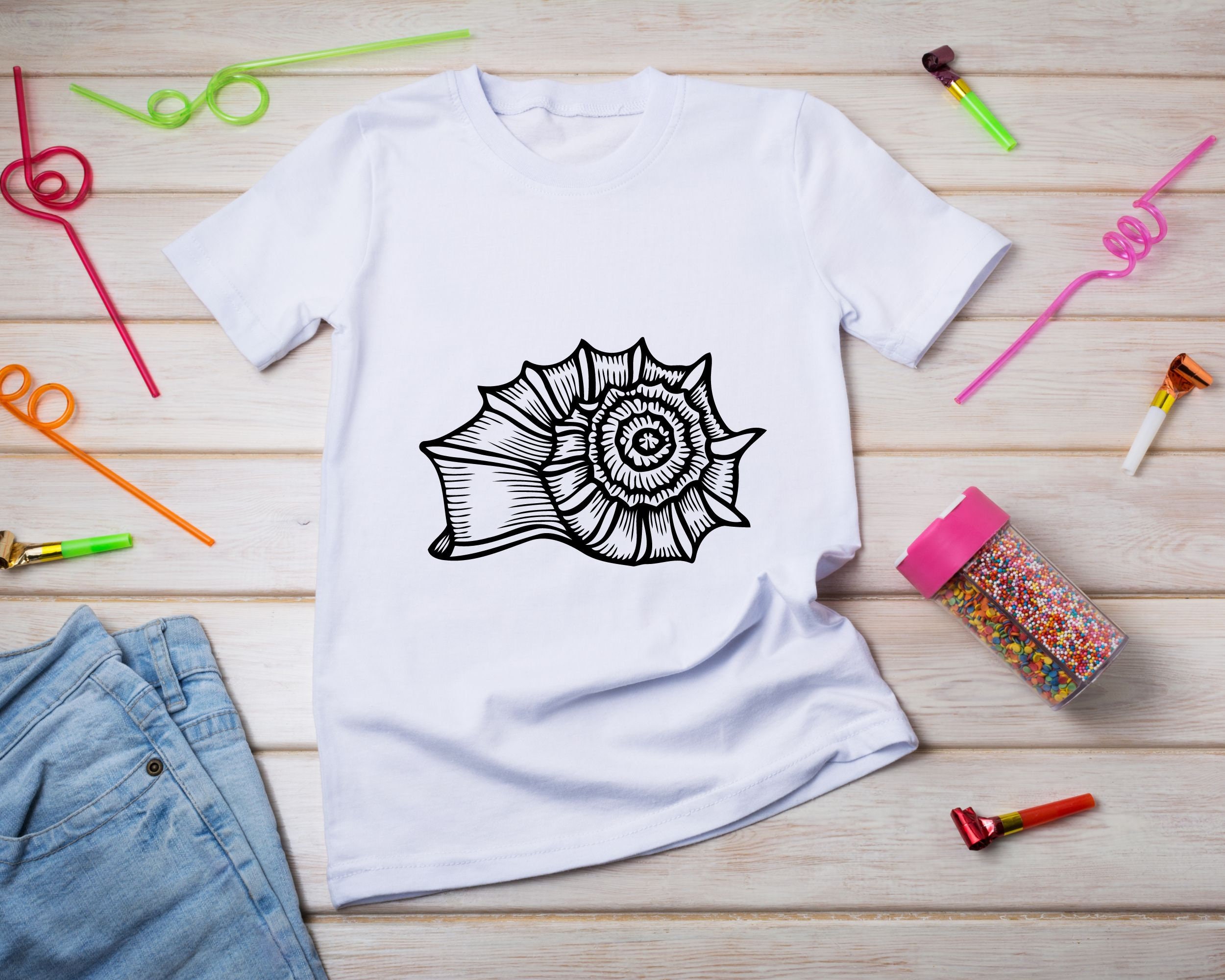 Seashell Svg, Beach Svg, Sea Shell Svg, Seashell Clipart, Seashell, Sea ...