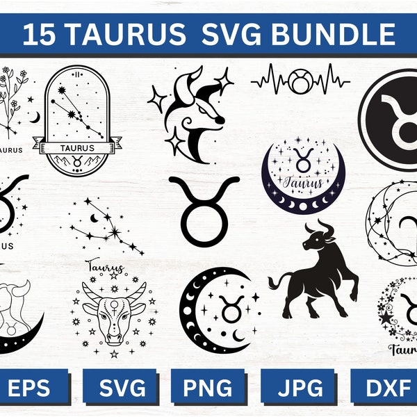 Taurus Svg, Astrology Svg, Taurus Png, Taurus Zodiac Svg, Taurus Cut File, Taurus Zodiac, Taurus Clipart, Svg Files For Cricut, Taurus Dxf