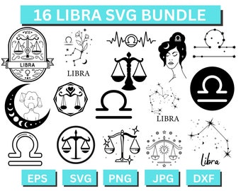 Libra Svg, Libra Png, Libra Cut File, Libra Sign Svg, Libra Birthday Svg, Libra Shirt, Libra Zodiac Sign, Libra Cricut, Libra Girl Svg