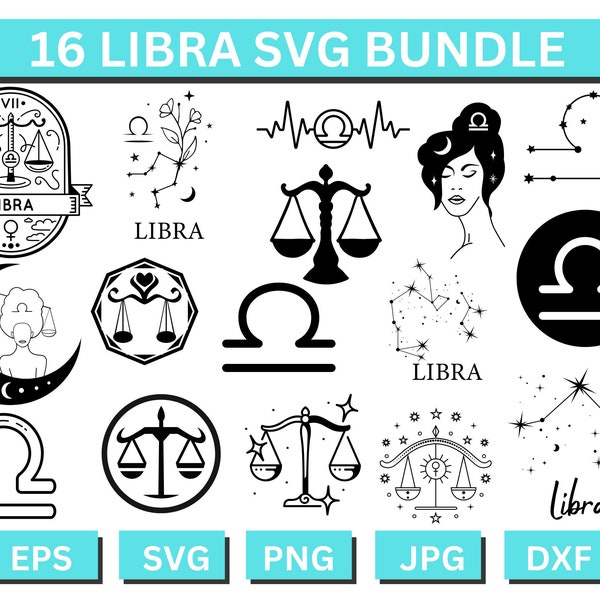 Libra Svg, Libra Png, Libra Cut File, Libra Sign Svg, Libra Birthday Svg, Libra Shirt, Libra Zodiac Sign, Libra Cricut, Libra Girl Svg