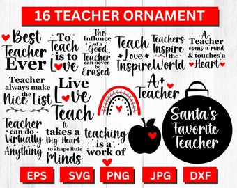 Teacher Ornament Png, Teacher Ornament, Ornament Png, Sublimation Design, Teacher Gift, Teacher Png, Teacher Ornament Svg, Teacher  Png File
