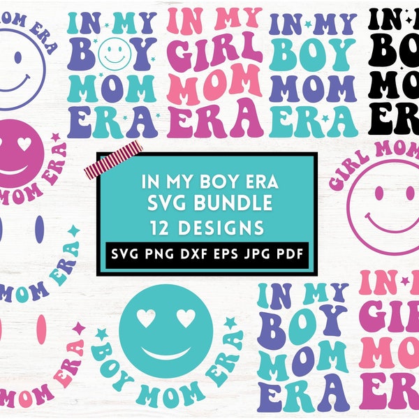 In My Boy Mom Era Svg Bundle,   In My Mom Era Png,   Boy Mom Svg,   Boy Mom Shirt Svg ,  Boy Mama Svg,   Girls Mom Era Svg,  Funny Mom Shirt