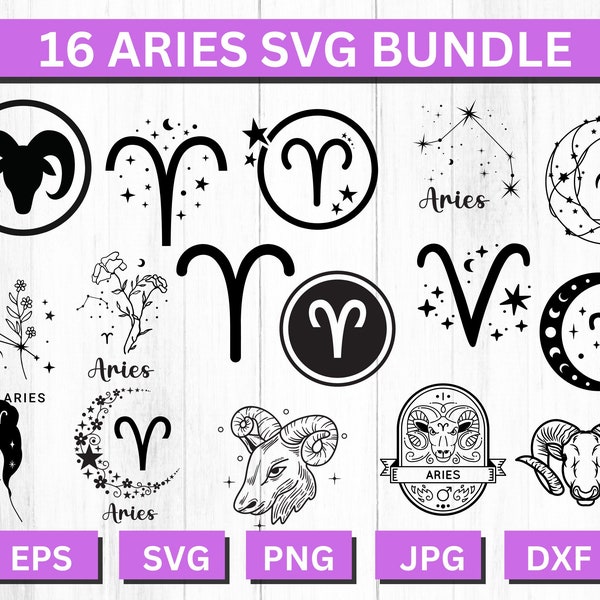 Aries Svg, Aries Png, Aries Cut File, Astrology Png, Aries Zodiac Svg, Aries Girl Svg, Aries Clipart, Its An Aries Thing, Aries Season Svg