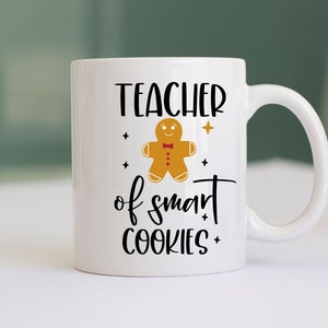 Teach Of Smartest Cookies Svg, Teacher Christmas Gift Svg, Funny Teacher Christmas Shirt Svg,Smart Cookie Svg, Teacher Shirt Svg image 9