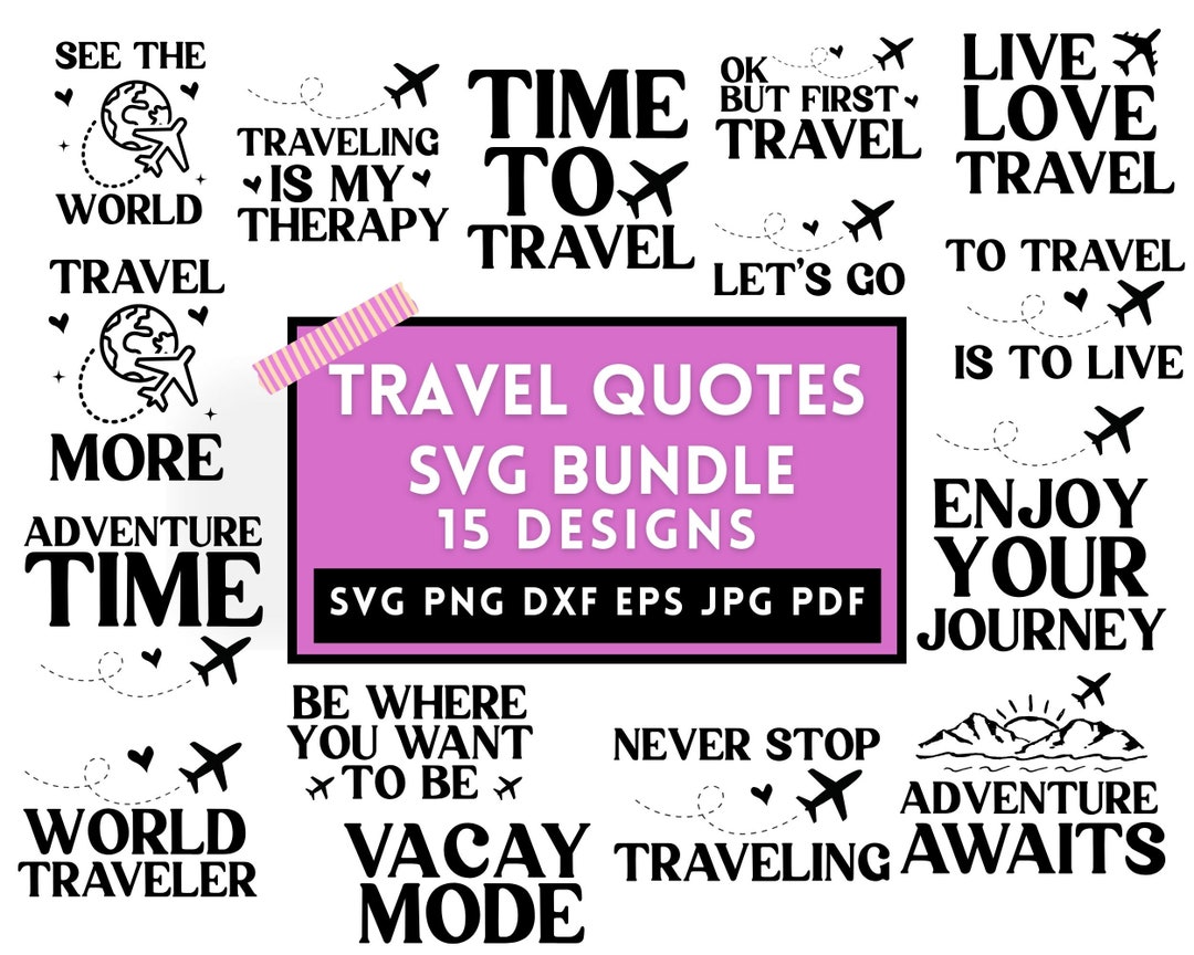 Travel Svg Bundle, Funny Travel Svg, Travelling Svg, Travel Png Bundle