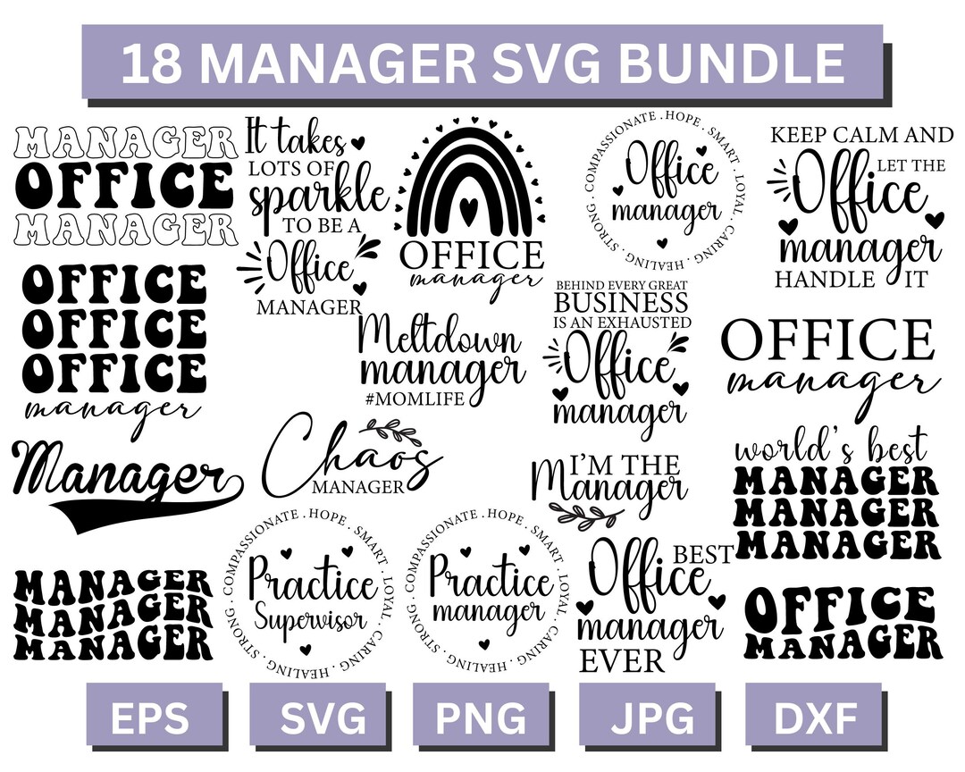 Manager Svg, Manager Png, Manager Clipart, Manager Vector, Manager Dxf