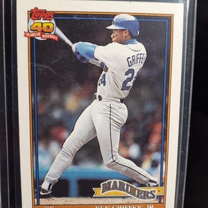 1991 Topps 40 Baseball Cards - Etsy