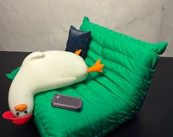 Telefoonhouder van Lazy Goose – Originele bureaudecoratie, handgemaakte sieradenhouder