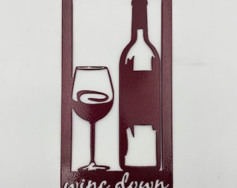 Wine Down Wall Art