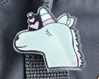 Transgender Pride Pin: Pastel Unicorn