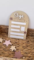 Personalised back to school / nursery board / first and last day custom sign / resable back to school photo prop / social photo prop