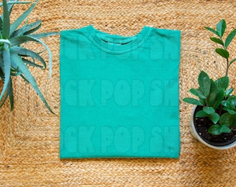 Comfort Colors 1717 Grass T-Shirt Mockup (Digital Download)
