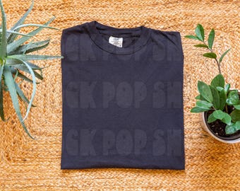 Mockup di maglietta Black Comfort Colors 1717