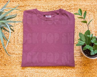 Comfort Colors 1717 Vineyard T-Shirt Mockup (Digital Download)