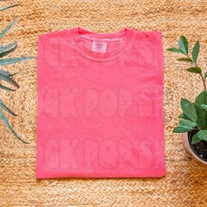 Watermelon Comfort Colors 1717 Mockup Watermelon | C1717 Shirt Mockup Watermelon Comfort Colors 1717 Watermelon Mockup