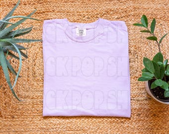 Comfort Colors 1717 Orchid T-Shirt Mockup (Digital Download)