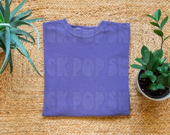 Comfort Colors 1717 Grape T-Shirt Mockup (Digital Download)