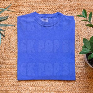 Periwinkle Comfort Colors 1717 Mockup Periwinkle | C1717 Shirt Mockup Periwinkle Comfort Colors 1717 Periwinkle Mockup