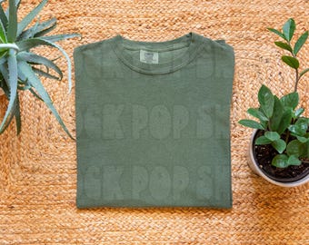 Hemp Comfort Colors 1717 Shirt Mockup (Digital Download)
