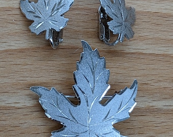 Sterling Silver Earring and Brooch Set