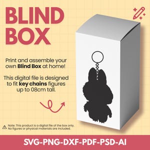 Blind Box Template: Gift Box SVG, AI, PDF (Digital Download)