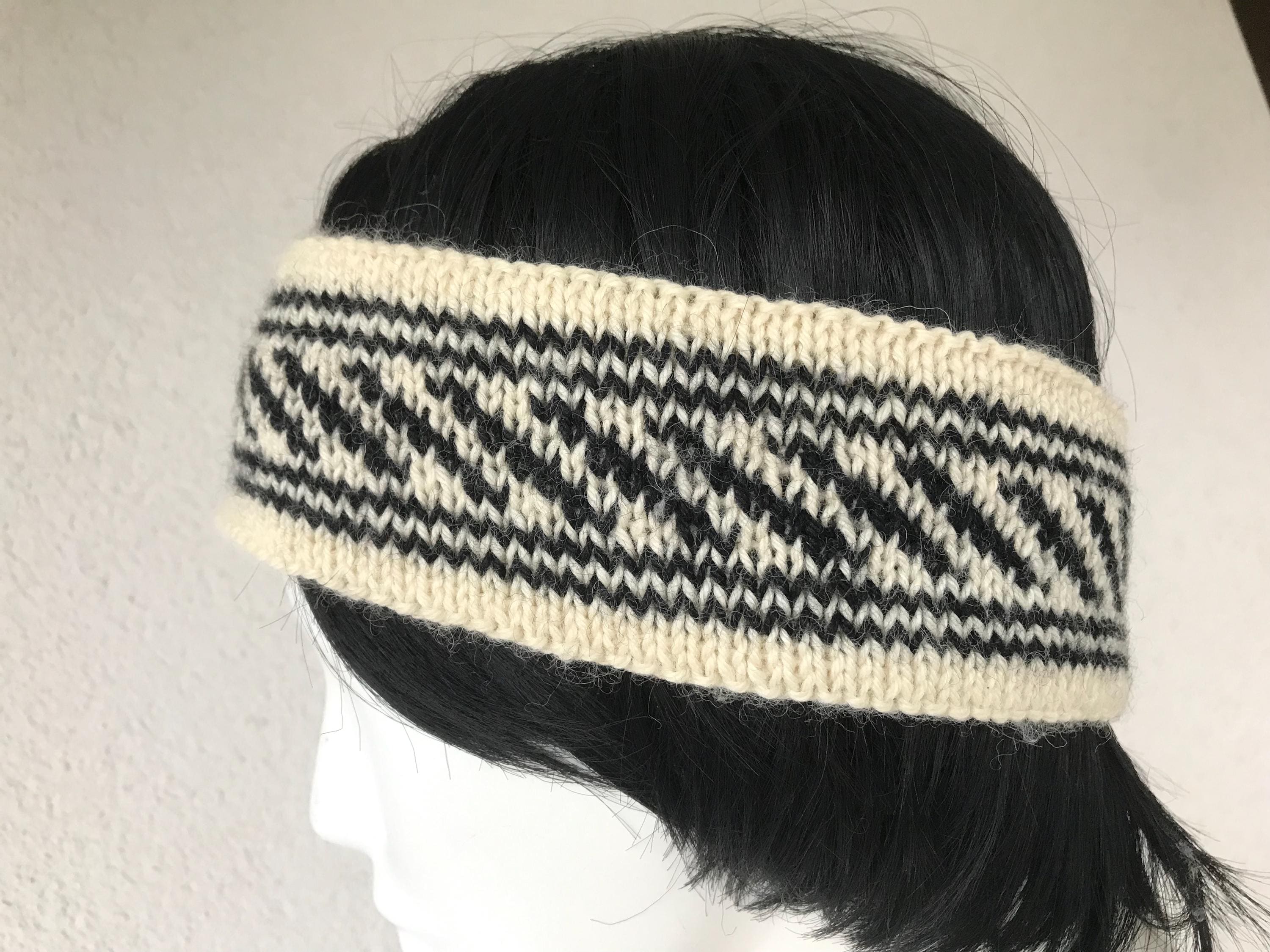 Icelandic Chunky Knit Wool Headband Handmade NWOT Icelandic Wool Headband - Etsy main image 4