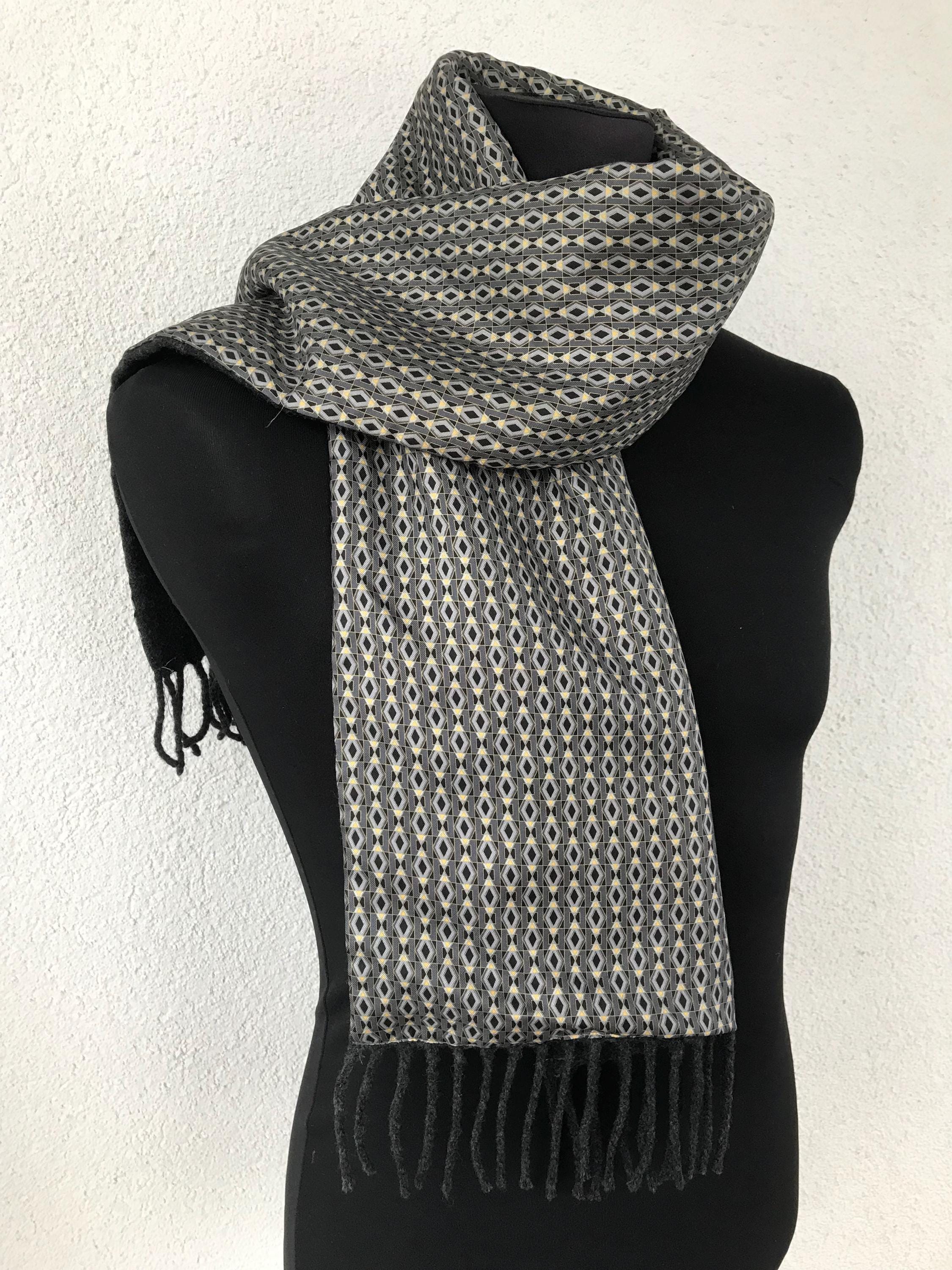 FRAAS Sciarpa In Pura Seta Donna – 51x51 Cm, Quadri Motivo Jungle, Bandana Multiuso, Bordi Arrotolati A Mano
