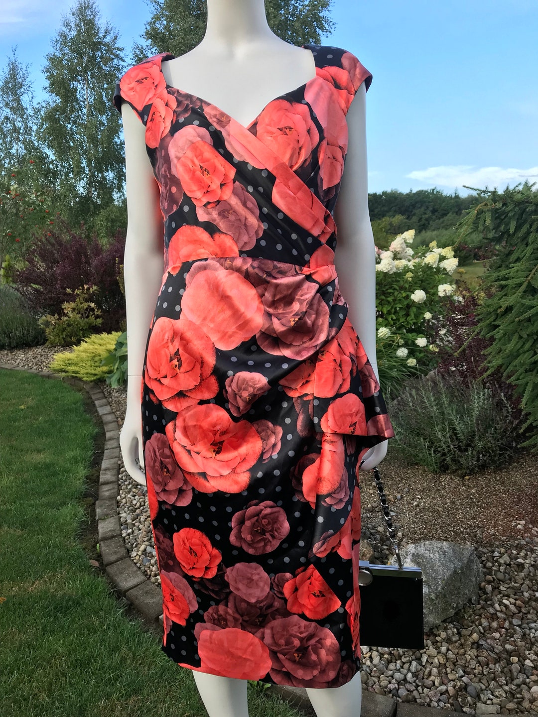 Vintage 90’s floral pink mini dress main image 0