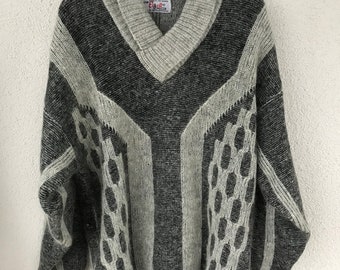 vintage Hommes Laine Cardigan Pull Pull Nordique Tricot Norvégien Top Norvège Islandais Nord Tricoté Casual Mohair Pull Taille Grande