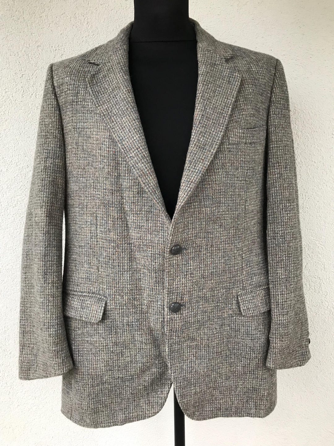 Vintage 60s Harris Tweed Coat Vintage 60s Mens Harris Tweed Hand