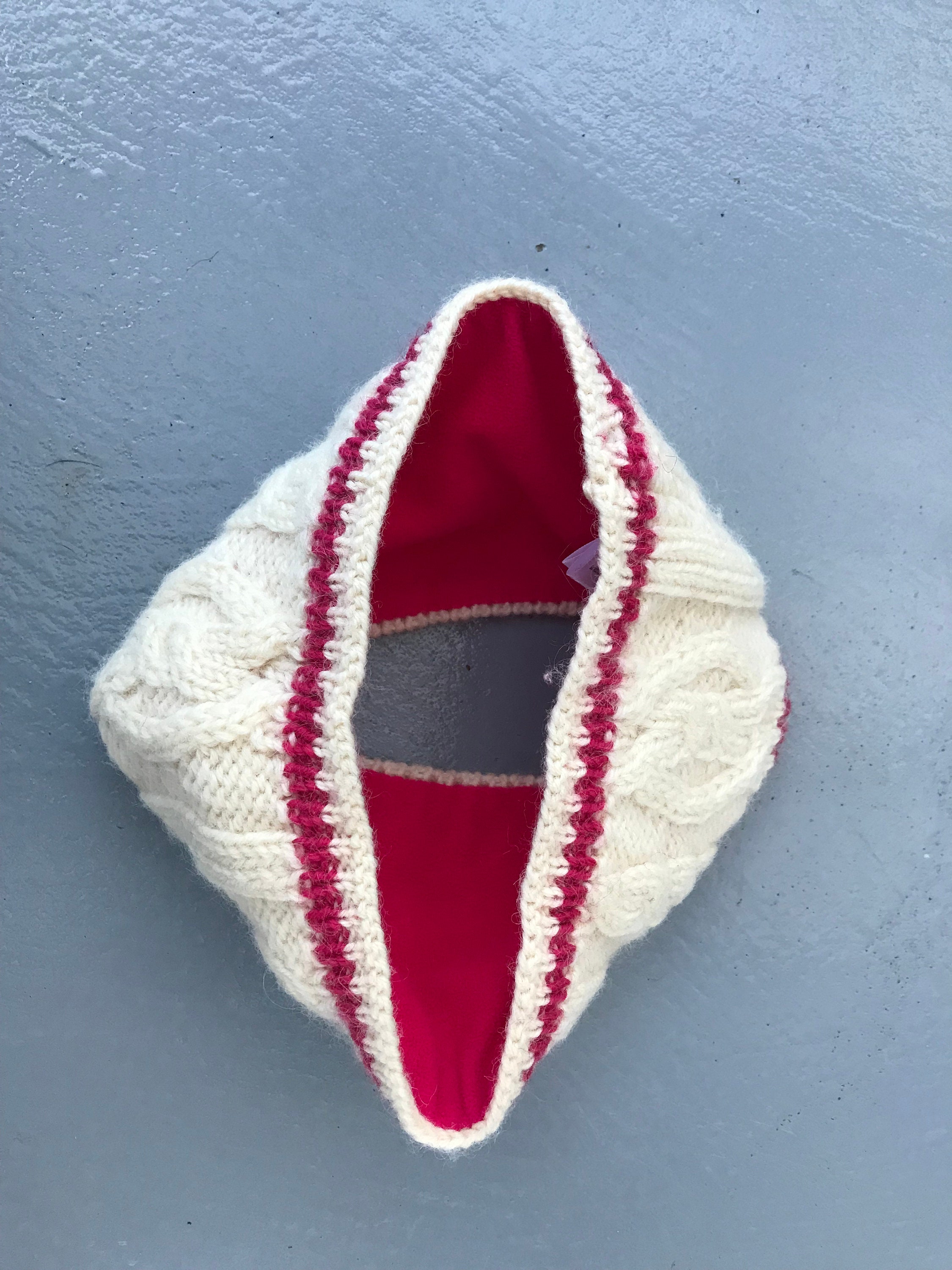 Brand New Kari Traa Winter Headband — NWT Vintage Kari Traa Knitted Wool Headband Cream Ivory Wool Ear  main image 2