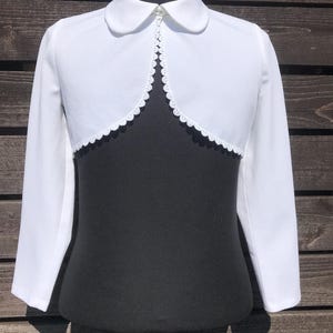 Vintage White Bolero Jacket Bolero Jacket Women Jacket Bolero White Short Bolero  Wedding Bolero Wedding Cardigan Summer Wedding Bolero XS/S