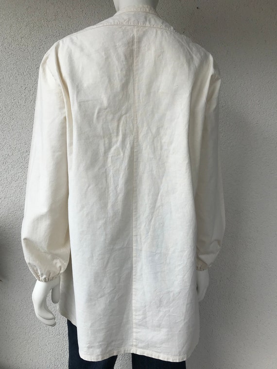 80s oversized shirt Summer Cotton Top Women Shirt… - image 7