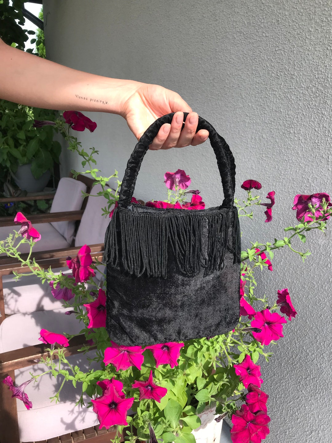 NYC Accessories Vintage 90s 2000s Y2K Mini Bag Black Purse Etsy