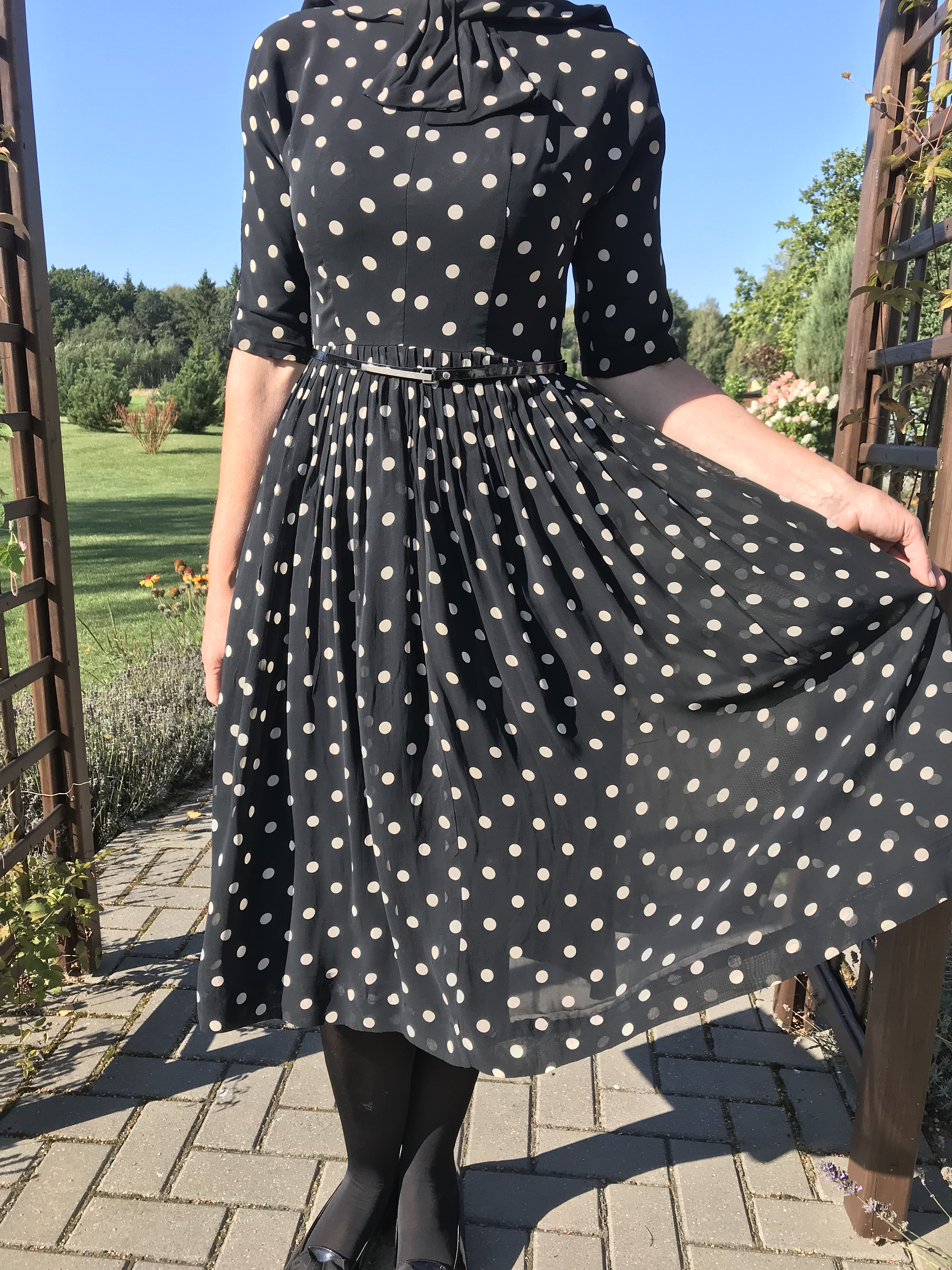 Polka Dot 1950s Casual Dress Vintage 1950s 1960s Puritan Forever