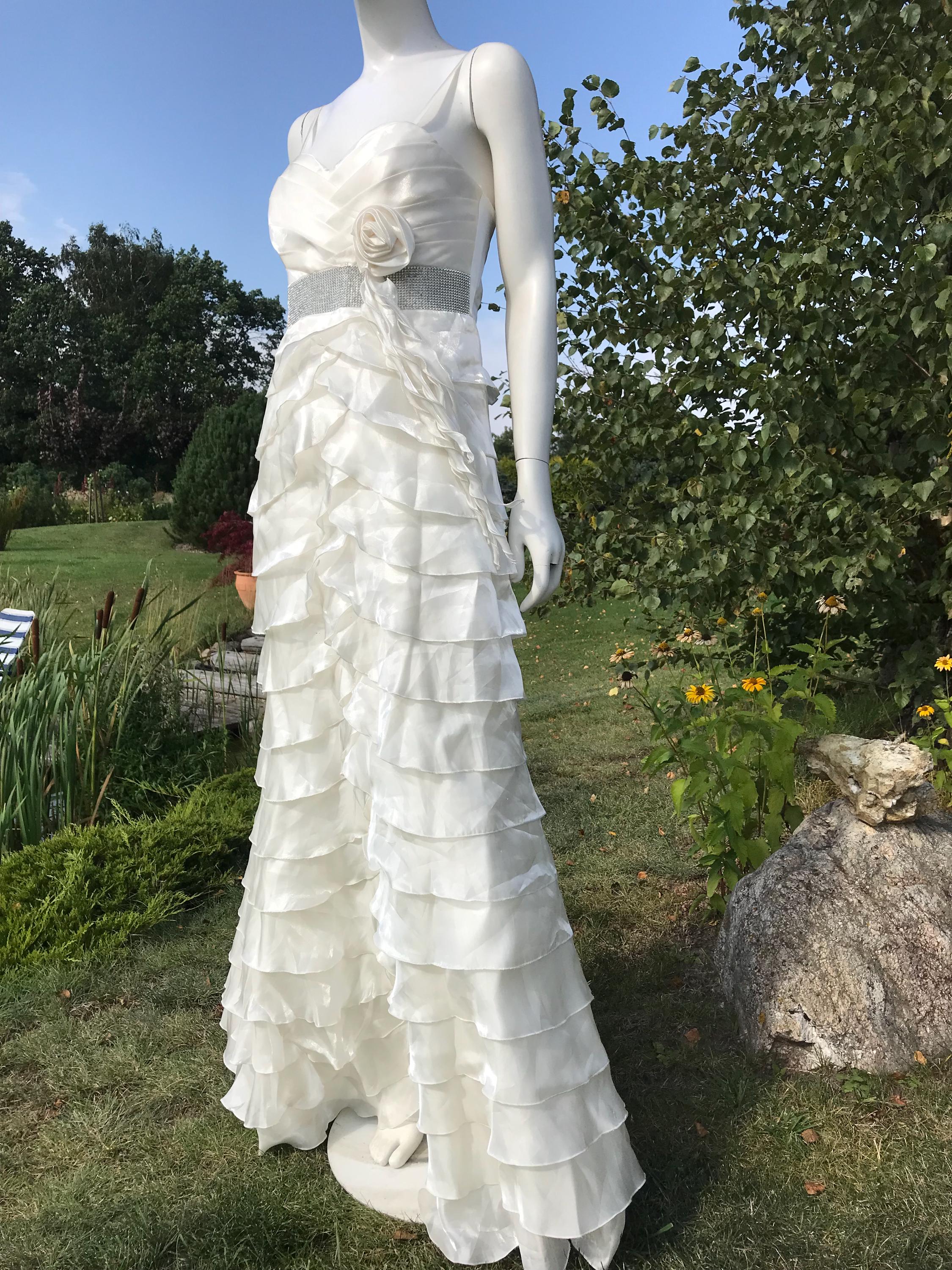 Vintage Cream Corset Tiered Dress - Etsy