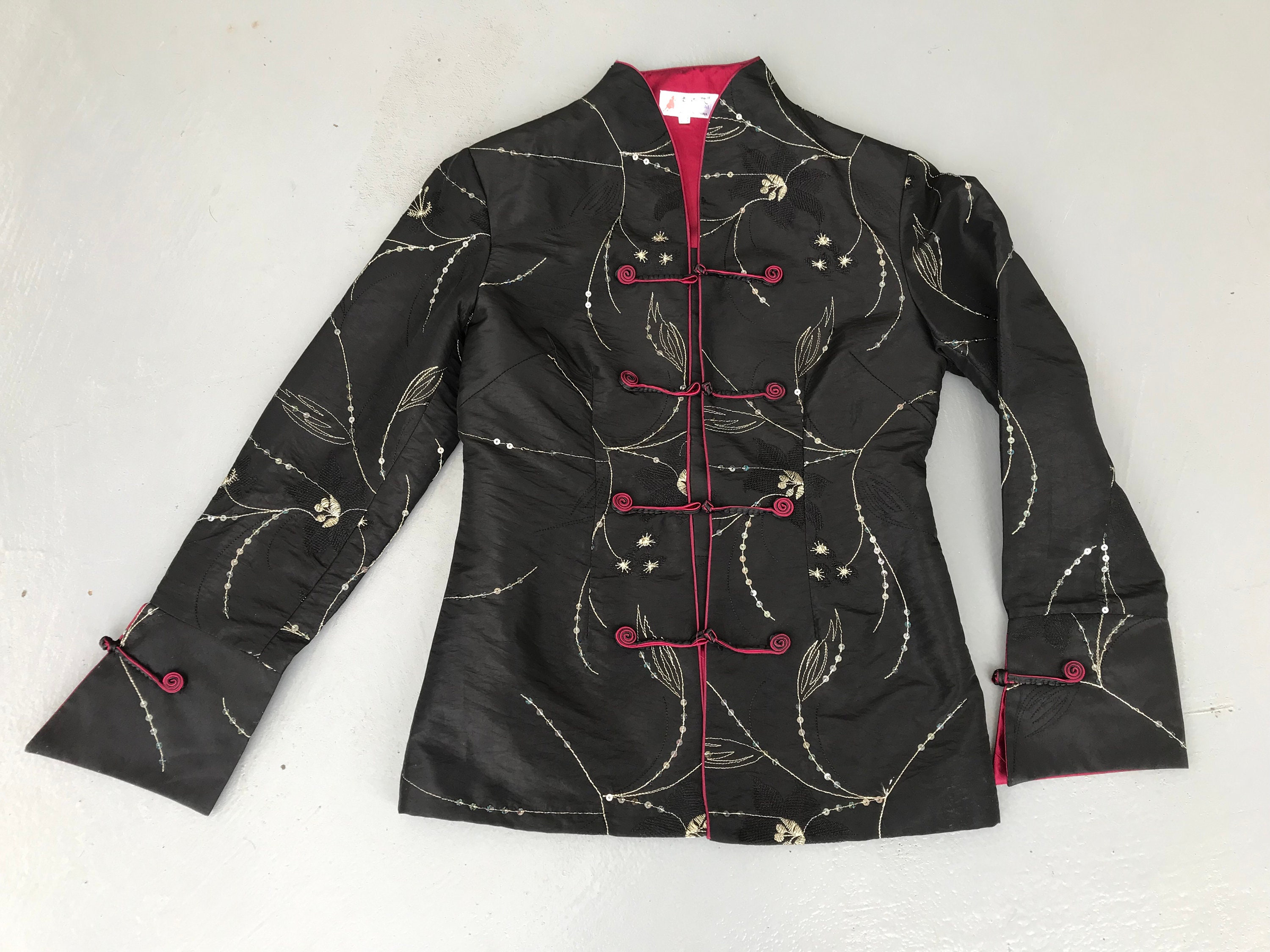 90's closed uomo ヴィンテージ　変形　コットンチャイナジャケット 80s-90s VINTAGE FRENCH CHINA JACKET INDIGO-BLUE Shanghai OLD