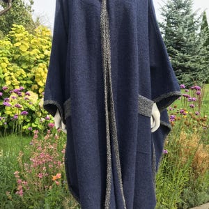 80s Wool Poncho - Etsy
