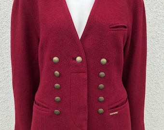 Manteau Femme Geiger Tyrol Taille 50 - Pure Laine Vierge Fabriqué En Autriche, Occasion Très Bon état