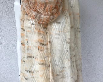 Vintage Woven Mohair Scarf: Powder Blue Shawl - Etsy New Zealand