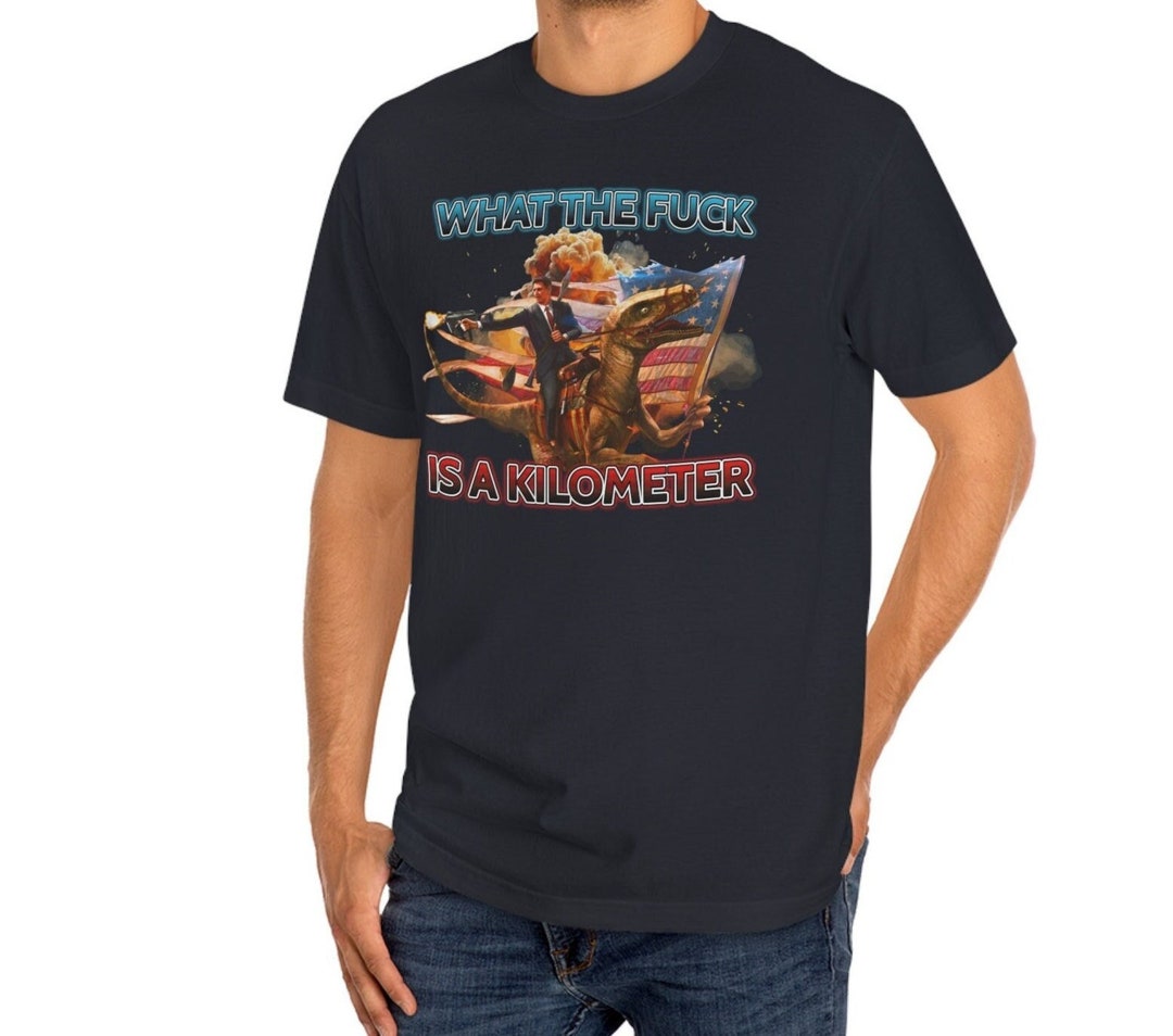 WTF is a Kilometer Tshirt USA Shirt 4th of July Etsy