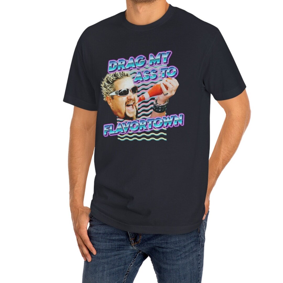 Guy Fieri Flavortown Tshirt, Highway to Flavortown, Funny Guy Fieri Shirt, 90s Pop Culture