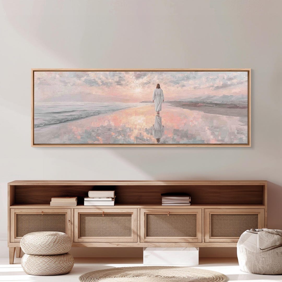 Reflections of Grace, Framed Canvas Print, Christian Art Canvas