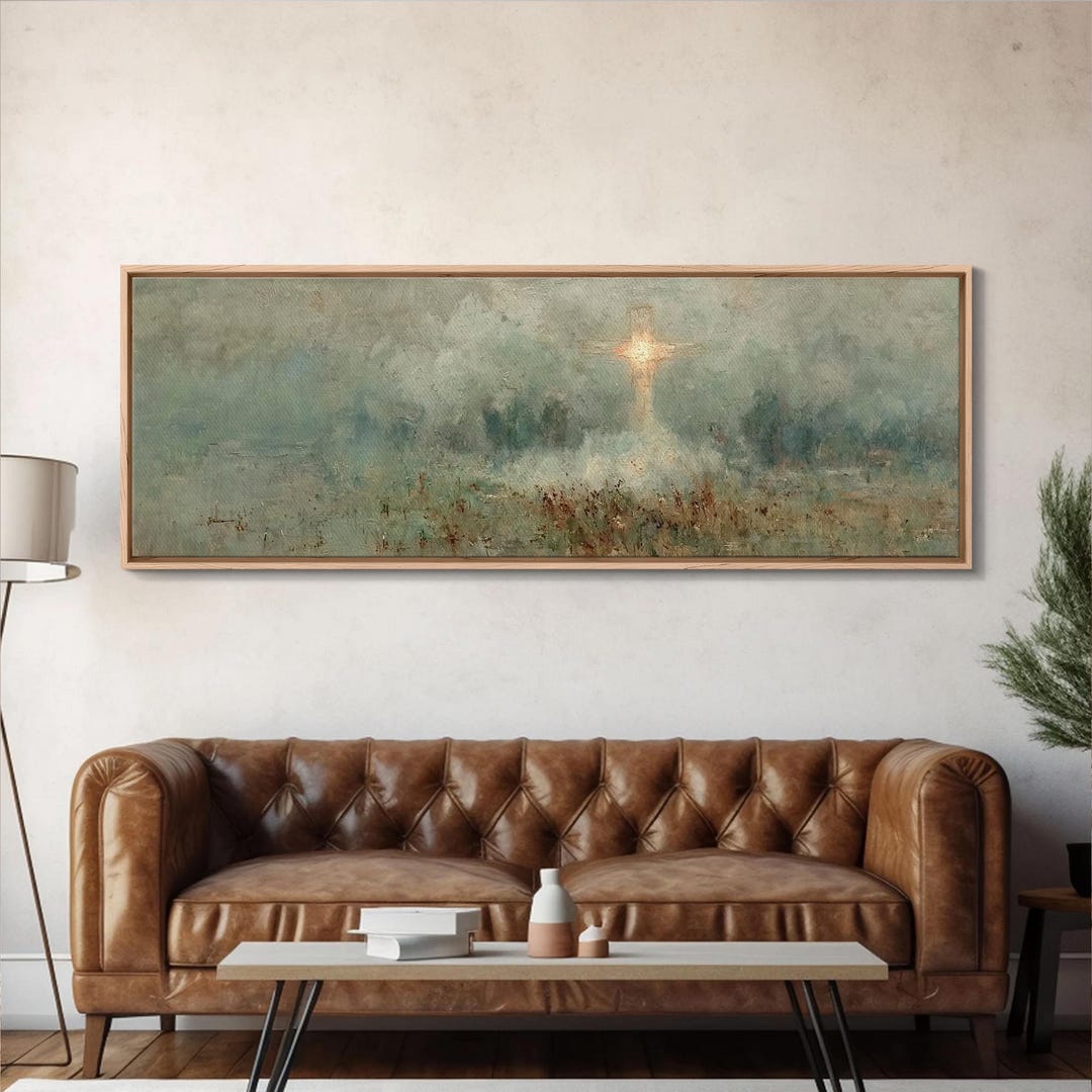Radiant Salvation - Framed Canvas Print - Christian Wall Art ...