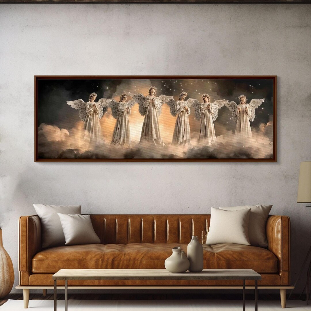 Angelic Chorus - Framed Canvas Print - Christian Art Canvas - Christian ...