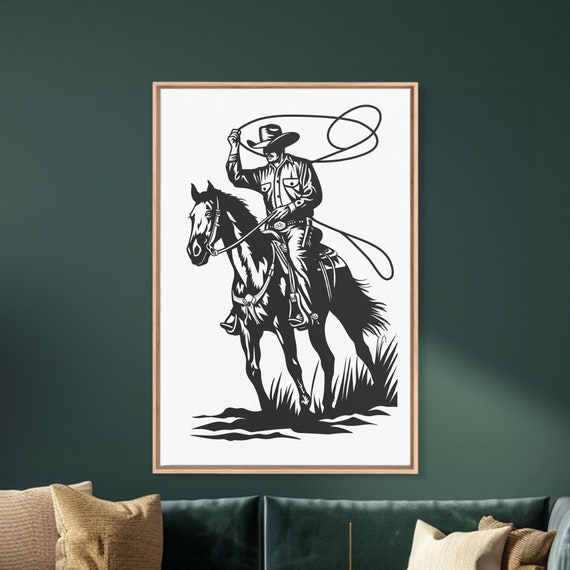 Lot De 9 Figurines Décoratives Western Cowboy - Chevaux, Bottes, Lasso, Selle, Crâne - Fabriqué En Chine