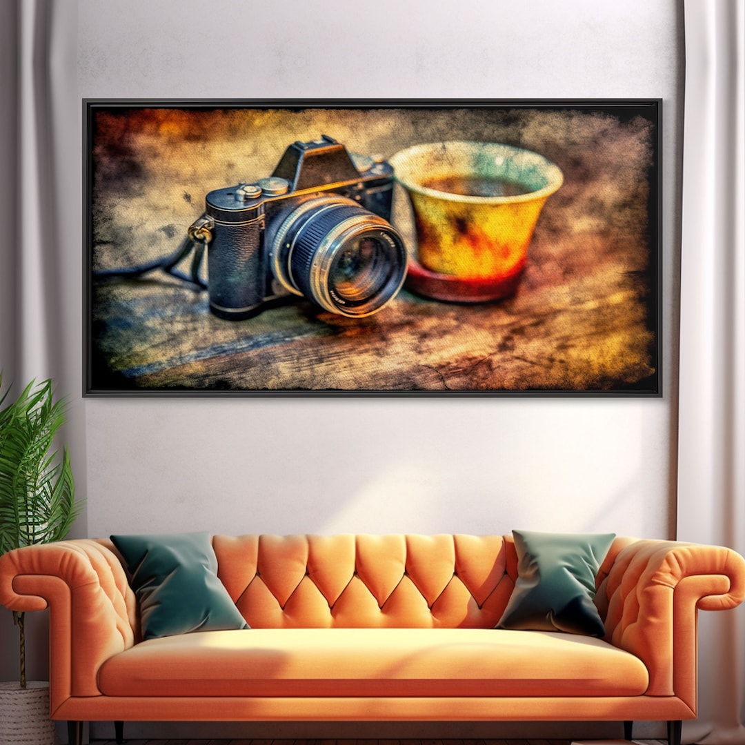 Retro Camera Wall Decor Film Camera Wall Art Grunge Art Etsy