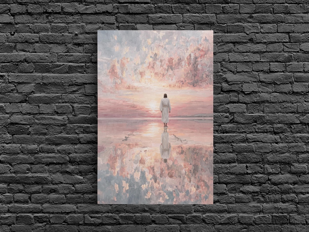 The Radiant Savior - Framed Canvas Print - Christian Wall Art - Jesus ...