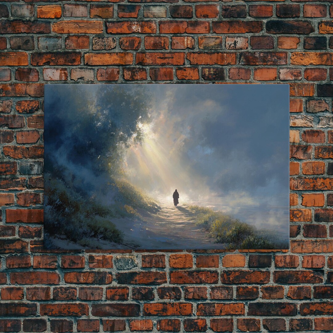 Mercy Path Path of Mercy - Framed Canvas Print - Christian Wall Art - Jesus ...